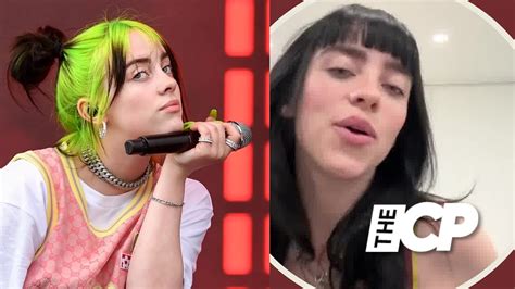 billie eilish cleavage|Billie Eilish flaunts cleavage in sheer top and rants about liars